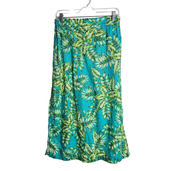 C&C California Dresses & Skirts - C & C California Turquoise Linen Maxi Skirt Size M